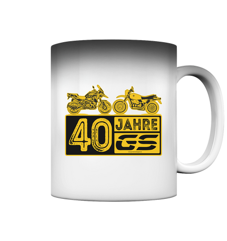 GS Motorrad "40 Jahre GS" Magic GS Haferl Kaffee/Tee Tasse | 350 ml NEU 2021 - Magic Mug