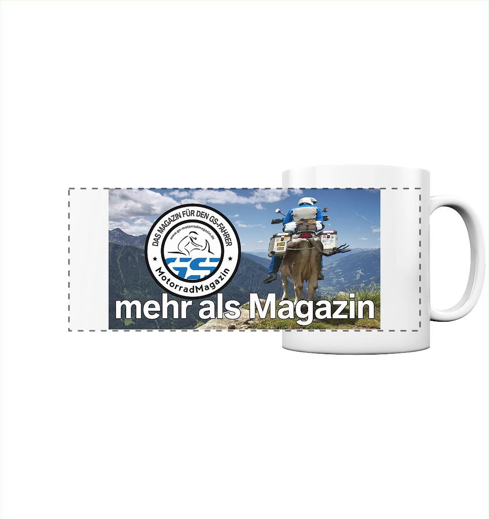 GS Motorrad Magazin Q-Treiber Panorama Kaffee-/Tee Tasse GS Haferl