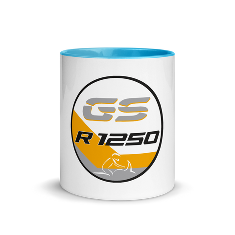 R 1250 GS Kaffee Haferl Tee Tasse im EXCLUSIVE Style mit farbiger Innenseite - 3 Designfarben lieferbar - GS Magazin