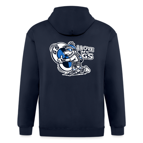 GS Zipper Hoodie Navyblau – Edition 