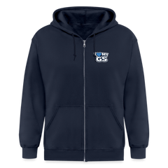 GS Zipper Hoodie Navyblau – Edition "Maxl": I Love My GS - Navy