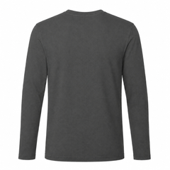 GS Motorrad Shirt "R 1300 GS Mountain" – Funktionsshirt Kurzarm Long Sleeve Cool T - charcoal - Rueckseite