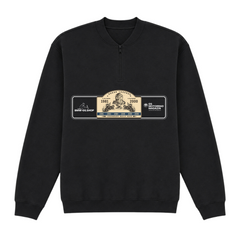 BMW GS Dakar Hommage 1/4-Zip Sweatshirt "Legendary Rally Raid" – exklusiver Motorrad-Troyer - Black