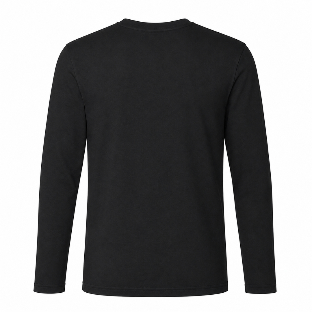 GS Motorrad Shirt "R 1300 GS Mountain Ton in Ton" – Funktionsshirt Langarm - schwarz - Rueckseite