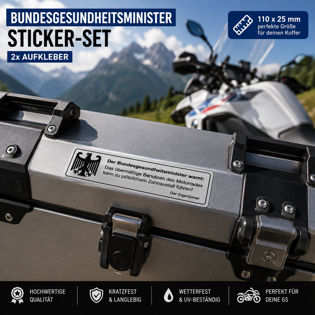 Motorcycle sticker/decal 