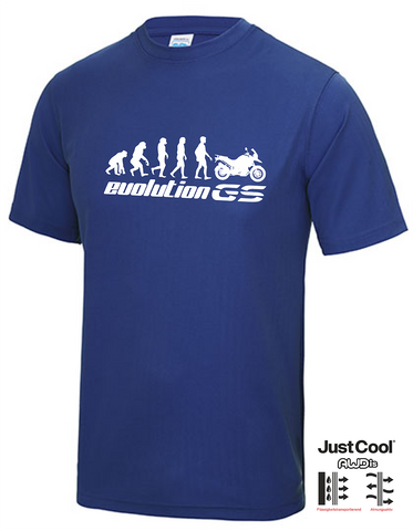GS Motorrad "EVOLUTION GS" Just Cool Funktion T-Shirt Kurzarm