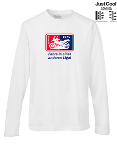 GS Motorcycle "GS LEAGUE" - Ride in a different league - Just Cool Function T-Shirt Long Sleeve