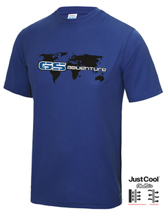 GS Motorcycle World Wide SEEK - ADVENTURE (blue) - Just Cool Function T-Shirt Short Sleeve