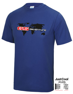 GS Motorcycle World Wide SEEK - ADVENTURE (red) - Just Cool Function T-Shirt Short Sleeve