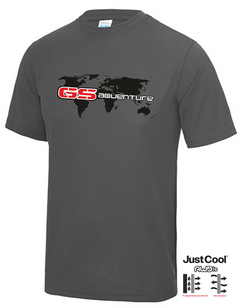 GS Motorcycle World Wide SEEK - ADVENTURE (red) - Just Cool Function T-Shirt Short Sleeve