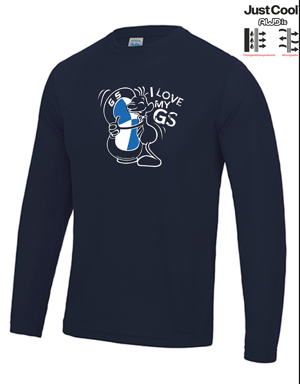 GS Motorrad "Liebling" - I love my GS - Just Cool Funktion T-Shirt Langarm