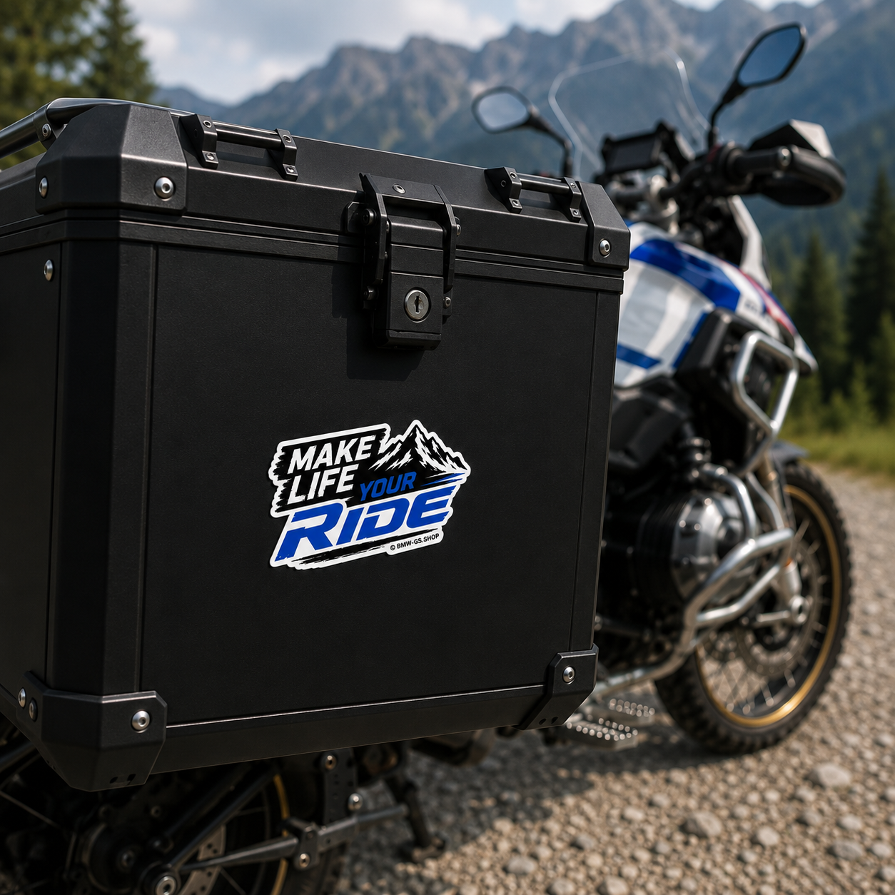 GS motorcycle sticker/decal 