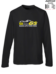 GS Motorrad "Liebling" - BMW R 1100 GS Mountain - Just Cool Funktion T-Shirt Langarm
