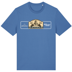 BMW GS Dakar Hommage T-Shirt "Legendary Rally Raid" – exklusives Motorrad-Shirt - Bright Blue