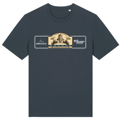 BMW GS Dakar Hommage T-Shirt "Legendary Rally Raid" – exklusives Motorrad-Shirt - India Ink Grey