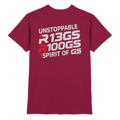R 1300 GS UNSTOPPABLE Edition - T-Shirt für echte Motorrad-Power! - Heavy Cotton