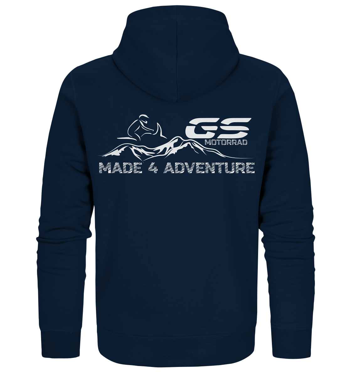 GS Motorrad "Made 4 Adventure" make life a ride - Full-Zipper-Hoodie