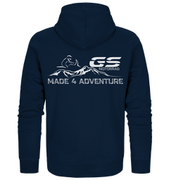GS Motorrad "Made 4 Adventure" make life a ride - Full-Zipper-Hoodie