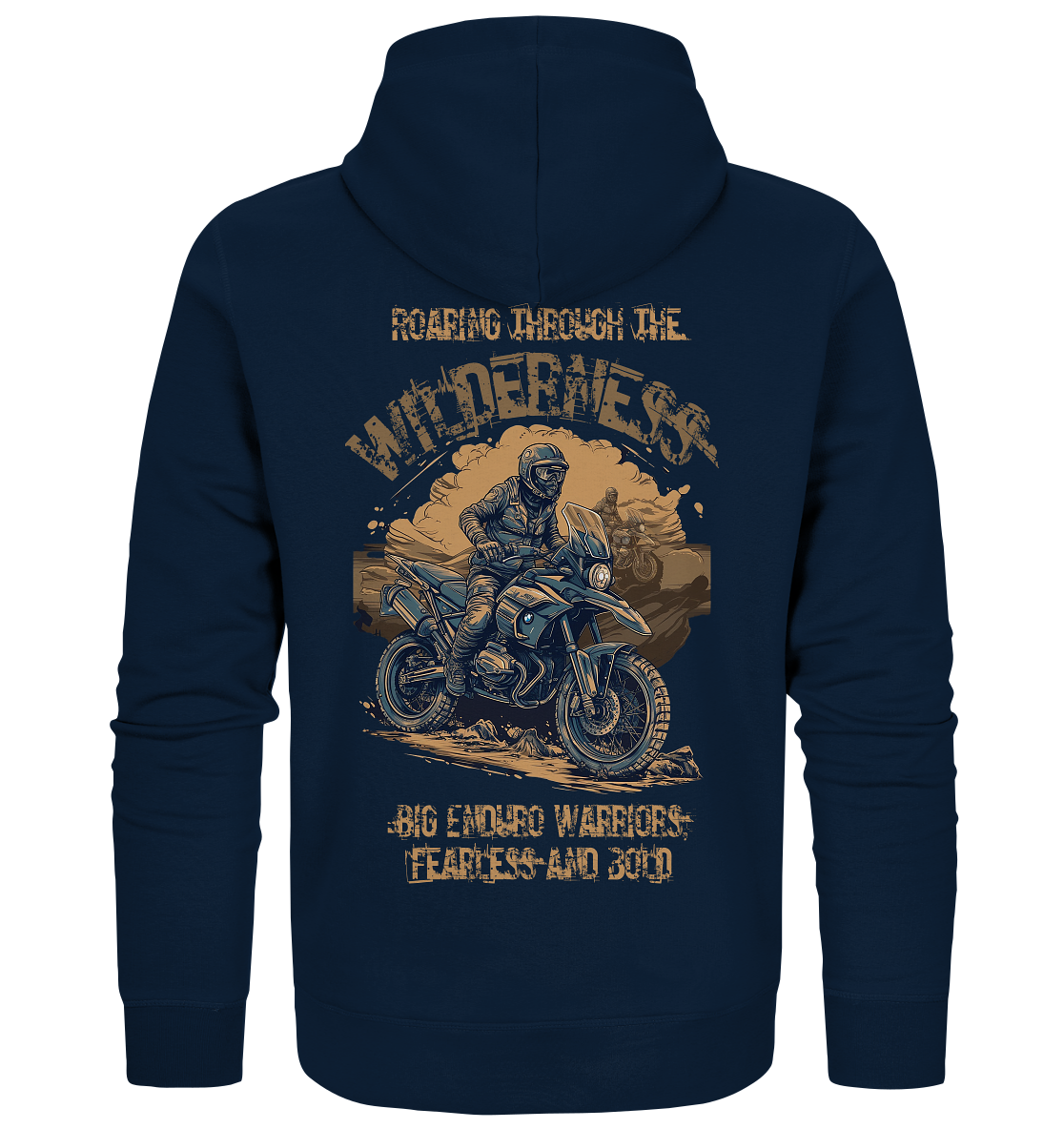 GS Motorrad " Roaring through the Wilderness" - Organic Zipper Jacke