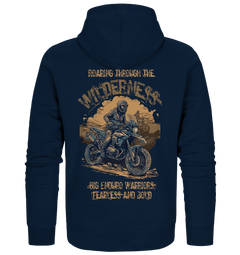 GS Motorrad " Roaring through the Wilderness" - Organic Zipper Jacke