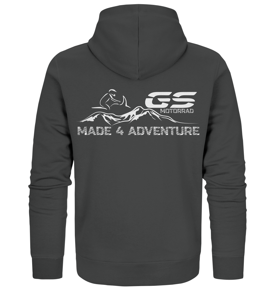 GS Motorcycle "Made 4 Adventure" make life a ride - Full-Zipper-Hoodie (OS)