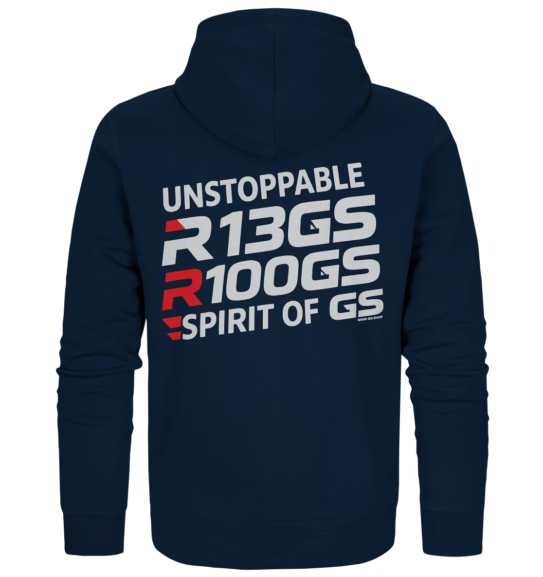 R 1300 GS UNSTOPPABLE Edition - Full-Zipper-Hoodie für echte Motorrad-Power!