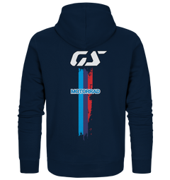 GS Motorrad "3-Stripes" BMW R 1300 GS - Make Life a Ride -  Full Zipper Hoodie