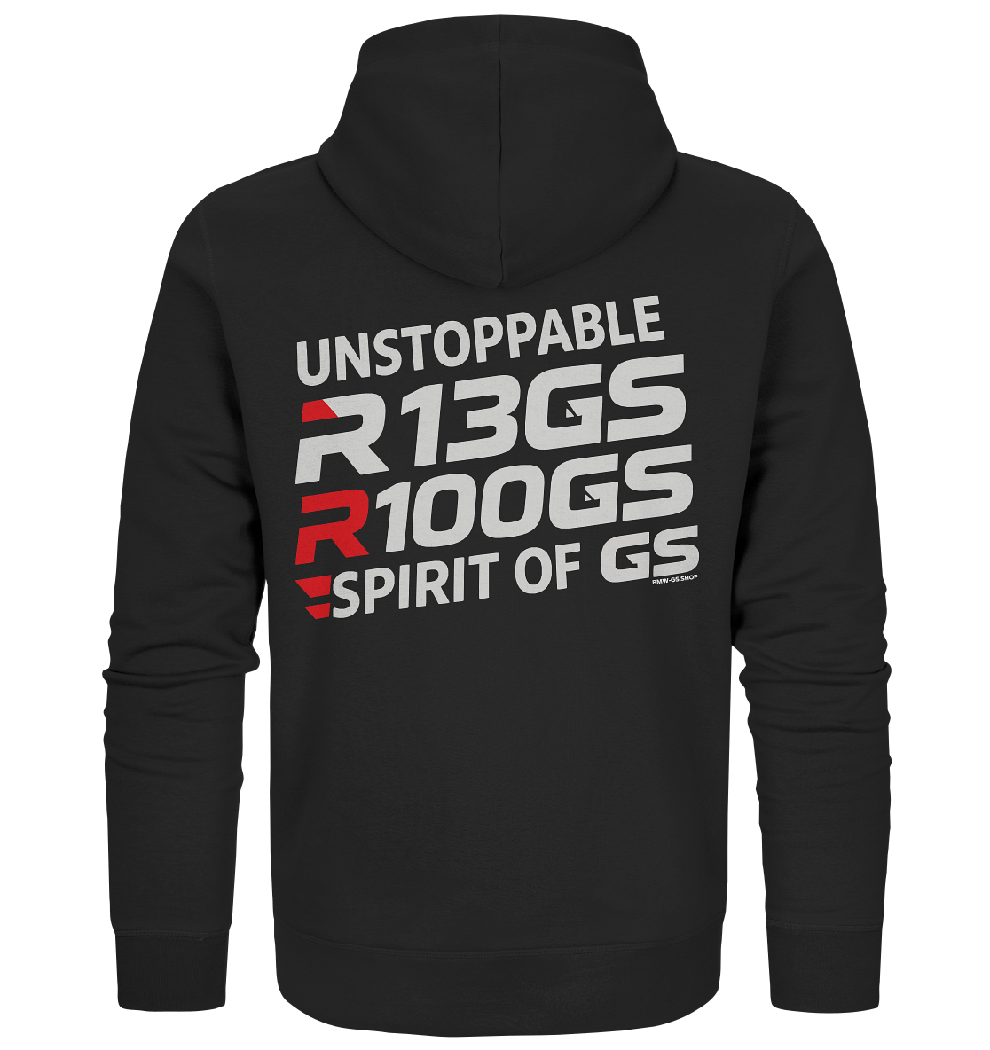 R 1300 GS UNSTOPPABLE Edition - Full-Zipper-Hoodie für echte Motorrad-Power!