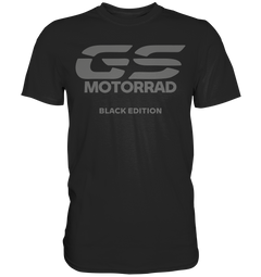 GS Motorcycle BLACK &amp; BRIGHT EDITION "LOGO-STYLE" Premium Classic Shirt