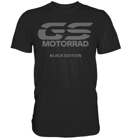 GS Motorrad BLACK & BRIGHT EDITION "LOGO-STYLE" Premium Classic Shirt