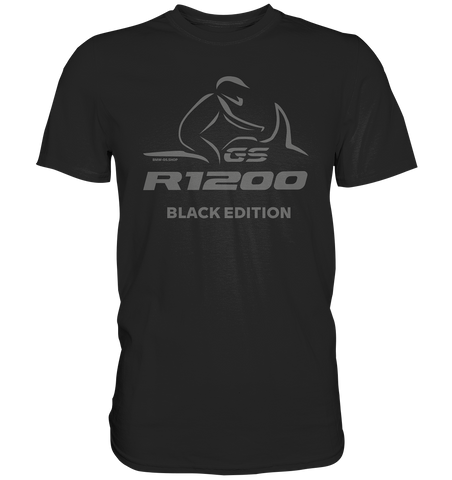 GS Motorrad BMW R 1200 GS BLACK EDITION - Premium Classic Shirt