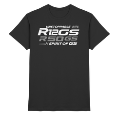 "UNSTOPPABLE" R 1250 GS T-Shirt - Zeige deine unaufhaltsame GS-Leidenschaft! - Heavy Cotton T-Shirt
