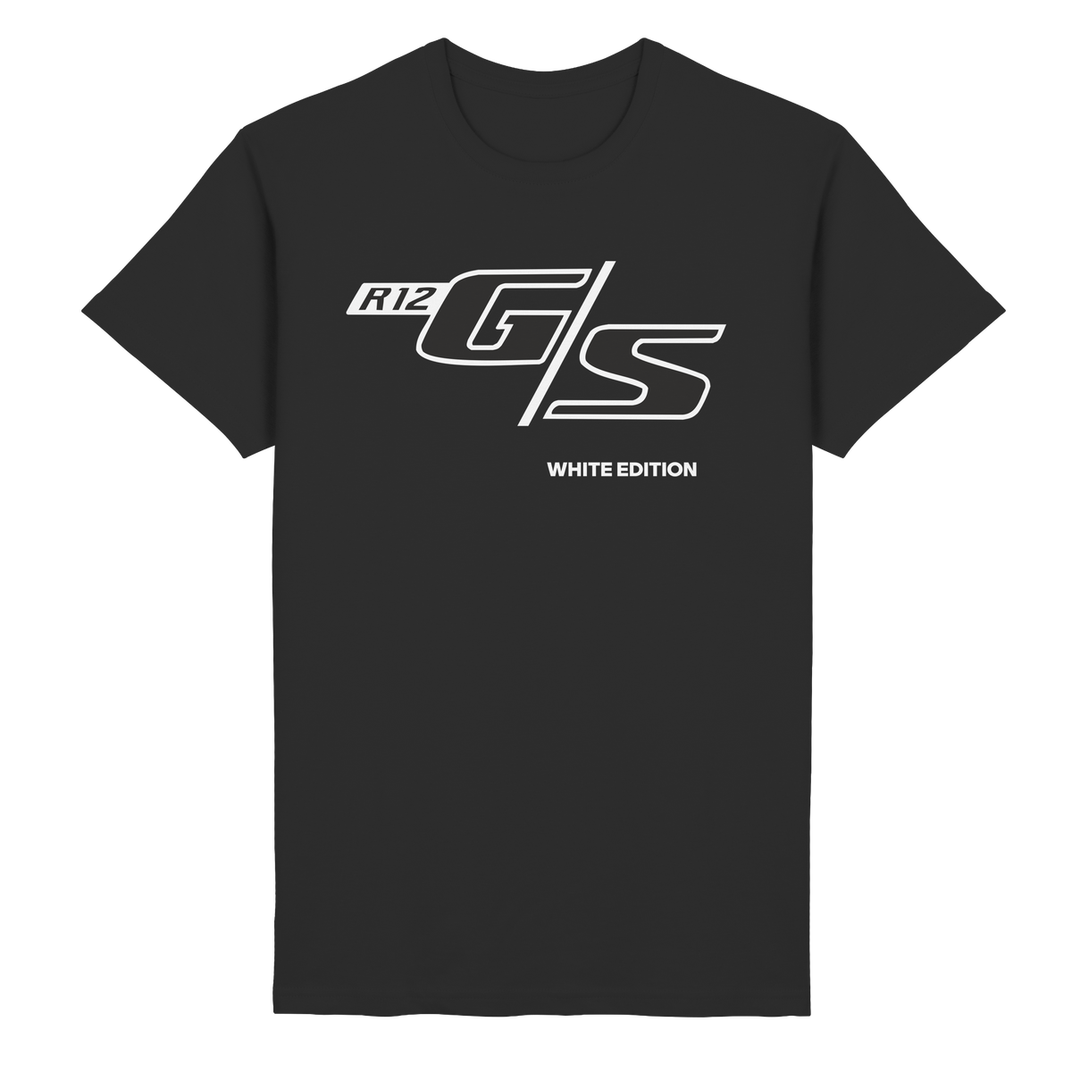 R 12 G/S "WHITE EDITION" T-Shirt – Erhelle die dunkle Seite der GS! - Heavy Cotton T-Shirt