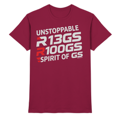 R 1300 GS UNSTOPPABLE Edition - T-Shirt für echte Motorrad-Power! - Heavy Cotton