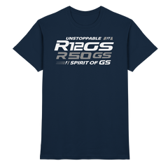 "UNSTOPPABLE" R 1250 GS T-Shirt - Zeige deine unaufhaltsame GS-Leidenschaft! - Heavy Cotton T-Shirt