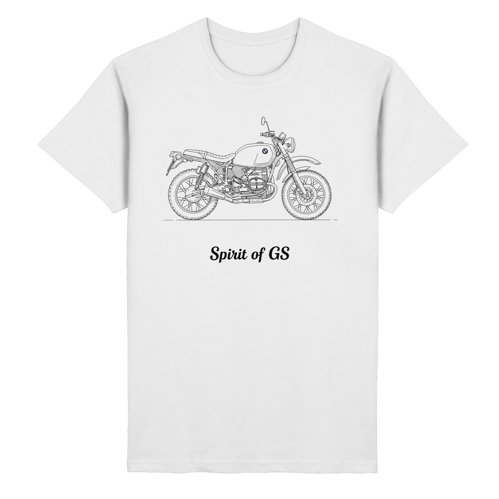 Original R 12 G/S Spirit T-Shirt – Für wahre BMW Boxer Fans - Heavy Cotton T-Shirt
