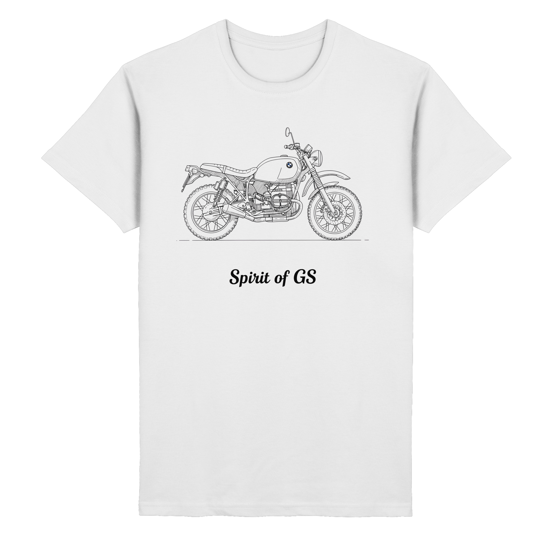 Original R 12 G/S Spirit T-Shirt – Für wahre BMW Boxer Fans - Heavy Cotton T-Shirt
