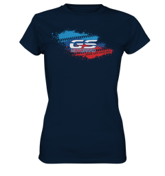 GS MOTORRAD BMW GS 1250 1200 850 800 "SPLASH" MAKE LIFE A RIDE - Ladies Premium Shirt (OS)