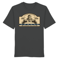 Dakar Legends Rally Badge GS MotorradGS Dakar Legends T-Shirt – Rally Raid Vintage Edition - Organic Shirt