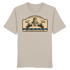 Dakar Legends Rally Badge GS MotorradGS Dakar Legends T-Shirt – Rally Raid Vintage Edition - Organic Shirt