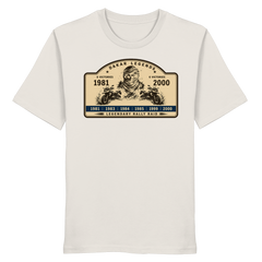 Dakar Legends Rally Badge GS MotorradGS Dakar Legends T-Shirt – Rally Raid Vintage Edition - Organic Shirt
