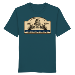 Dakar Legends Rally Badge GS MotorradGS Dakar Legends T-Shirt – Rally Raid Vintage Edition - Organic Shirt