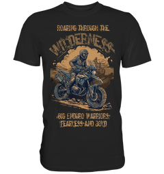 GS Motorrad "Roaring through the Wilderness" - Premium Shirt