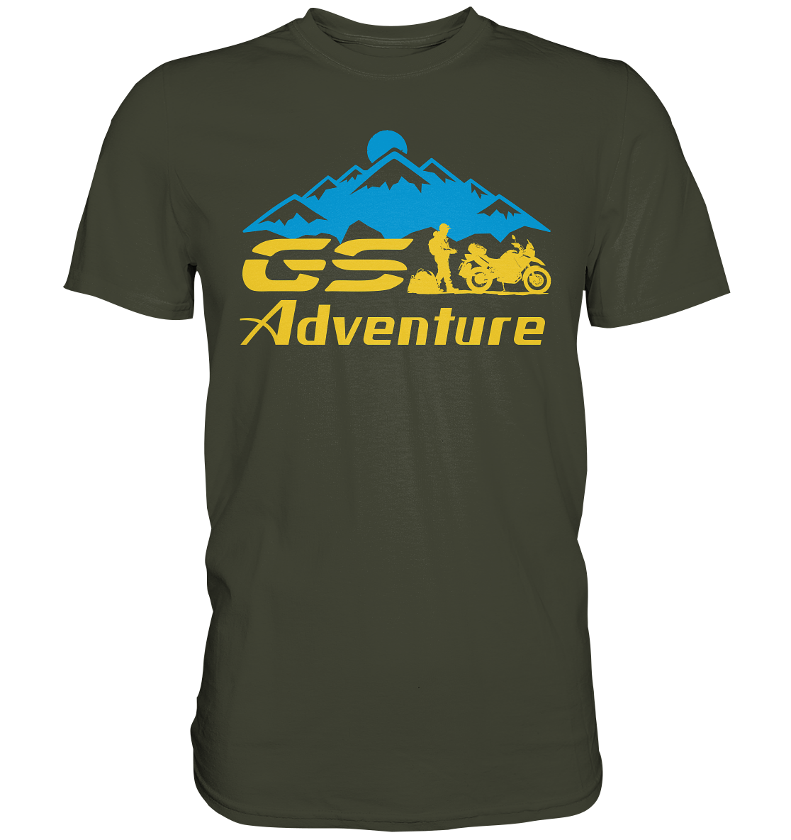 GS Motorcycle T-Shirt: Pure feeling of freedom on two wheels - Premium Shirt