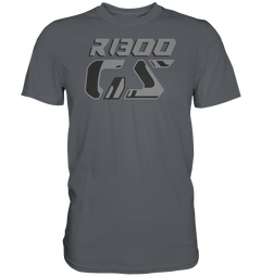 GS Motorcycle BMW R 1300 GS "Logo Design Triple Black - Premium Shirt