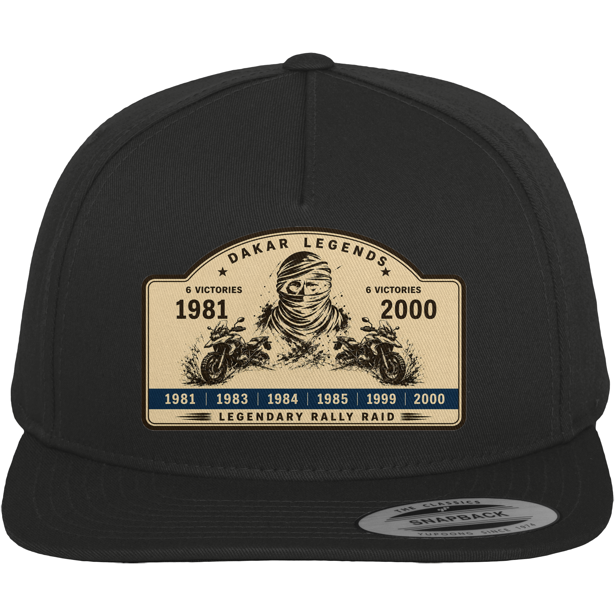 Dakar Legends Rally Badge GS MotorradGS Dakar Legends – Rally Raid Vintage Edition - Premium Snapback