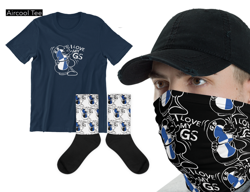 GS Motorcycle I-love-my-GS Bundle T-Shirt, Scarf, Socks