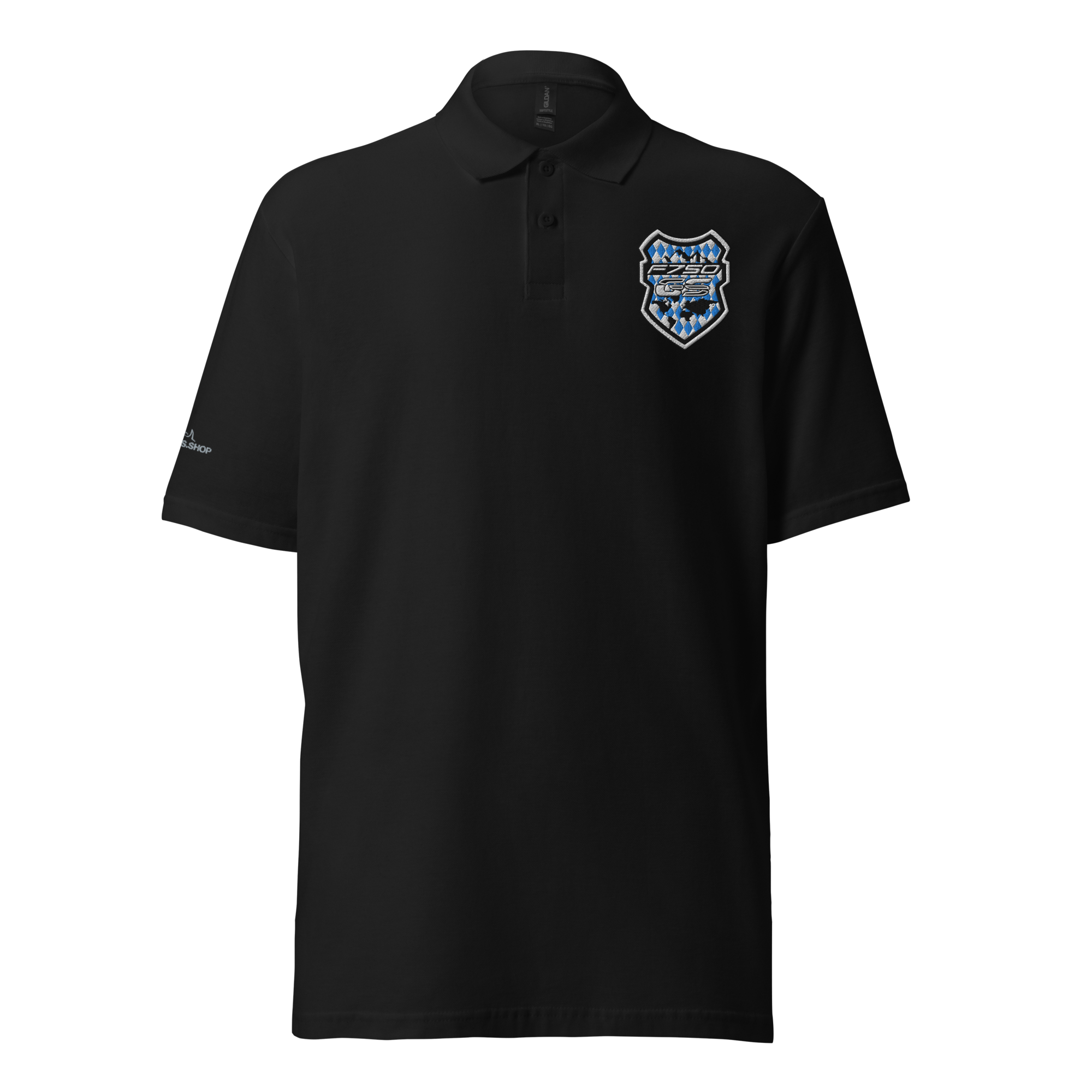 GS Motorrad F 750 GS Adventure Bayern Logo, Unisex-Piqué Polo - Edel bestickt!
