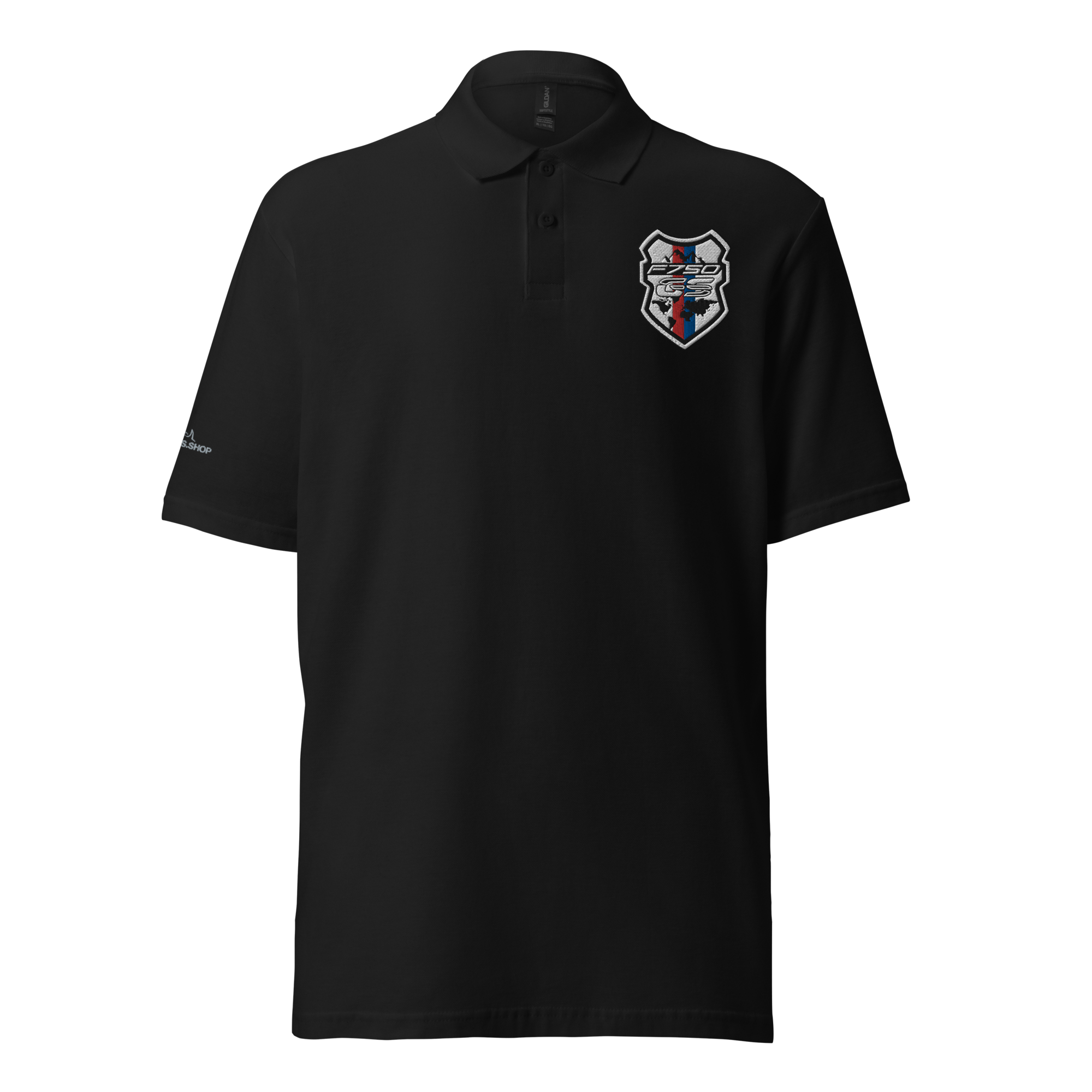 GS Motorrad F 750 GS Adventure Rallye Logo, Unisex-Piqué Polo - Edel bestickt!