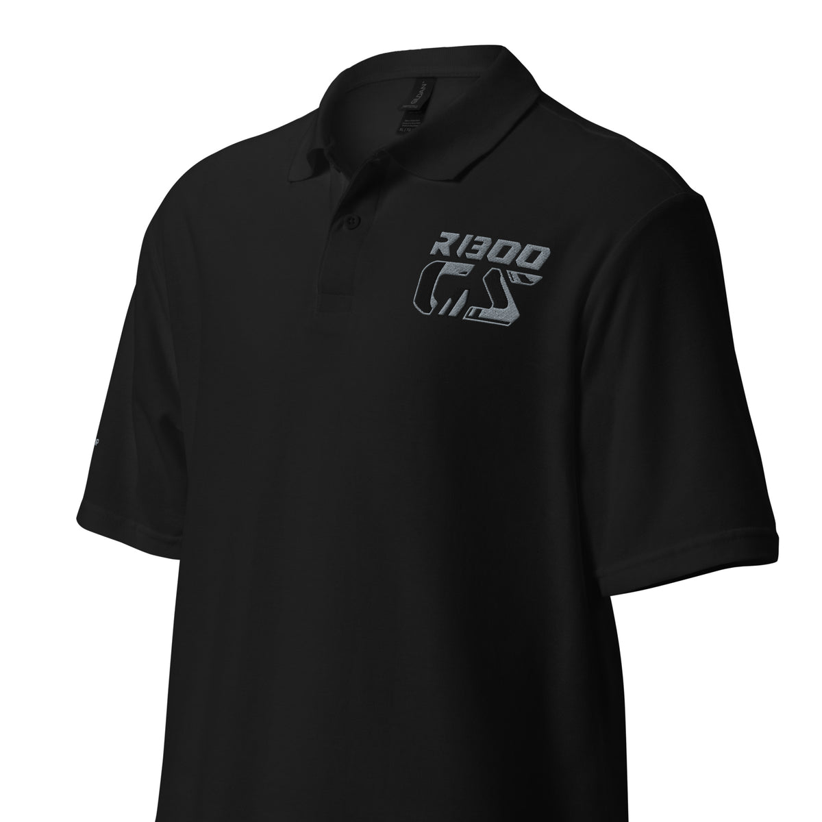 GS Motorcycle R 1300 GS embroidered unisex piqué polo shirt: elegance for adventure lovers